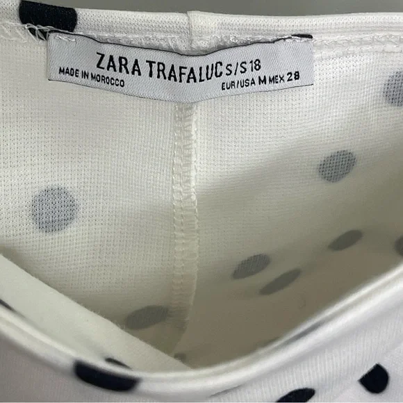💥SOLD💥 ZARA Trafaluc Dot Print Cami Dress - Picture 3 of 12